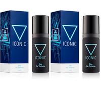 Milton-Lloyd Iconic - Fragrance for Men - 50ml Eau de Toilette (Paquete de 2)