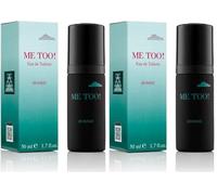 Milton-Lloyd Me Too Homme - Fragrance for Men - 50ml Eau de Toilette (Paquete de 2)
