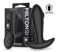 Milton Plug Anal con Doble Tapping y Control Remoto de Intoyou