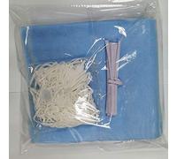 MILUCE DIY tela no tejida desechable, impermeable, semiacabado, tejido fundido, tres capas de tela no tejida transpirable con ganchos para la oreja y puente de la nariz