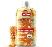 Milva Champú con Própolis para Cuero Cabelludo con Picor - 500 ml Champú Anticaspa para Cuero Cabelludo Seco - Fórmula Calmante para Piel Sensible y Descamación - Fortalece y Reduce la Rotura