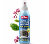 Milva Spray Capilar Densificante con Extracto de Quinina - 200 ml Tónico Sin Aclarado para Mujer y Hombre - Tratamiento Fortalecedor para Cabello Fino que Nutre el Cuero Cabelludo y las Raíces
