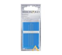 MILWARD Agujas de coser a mano, plata, nos.10-13