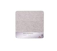 Milward Alfombrilla de Planchado 100% Lana, Acolchada, Manualidades, Bordado, Costura, Patchwork, Apliques, Bloqueo, 30,5 x 30,5 cm, Color Gris