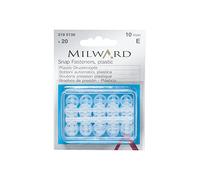 Milward Cierres de plástico, 10 mm, transparente, 2195130