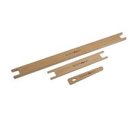 Milward Juego de herramientas de telar: lanzadera de 40 cm, lanzadera de 20 cm, aguja de 12 cm, palo de tapiz de madera para bricolaje