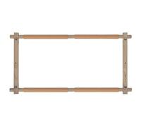 Milward Marco giratorio para tapiz, 53,3 x 30,5 cm, marco de desplazamiento con clip para bordado, punto de cruz, costura, acolchado, madera de haya