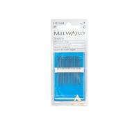 Milward Mercerie - Tarjeta SB con agujas de coser largas, material: acero, color: plata, grosor: 7, embalaje: 20 piezas Silber, 11 cm x 5 cm x 1 cm
