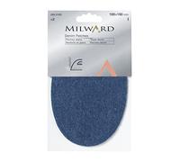 Milward Parche de Mezclilla, Mittelblau, 100 x 150mm