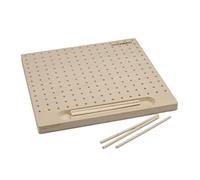 MILWARDS 2519015 Tablero de bloqueo con 12 pines, 30 x 30 x 12 cm, madera