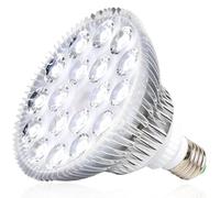 MILYN Bombilla LED de 54 W para plantas de interior, lámpara E27 de espectro completo para floración y fructificación, cultivo hidropónico de invernadero, plantas suculentas, iluminación blanca