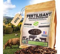 Milytec Fertilizante Natural Orgánico para Plantas Verdes, NPK, Fertilizante Universal 400g, Natural e inodoro. 100% orgánico. Para uso en interiores y jardines. Ideal para geranios.