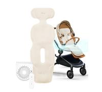 Mima Colchoneta Universal con Ventilador para Silla de Paseo y Carrito FLO Donut | Cojín Transpirable para Bebé con Sistema de Ventilación Activa | Protección contra el Calor para Verano