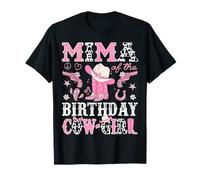 Mima Of The Birthday CowGirl Pink Disco Rodeo Western Camiseta