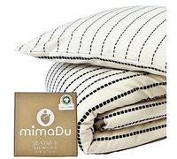 mimaDu Funda nórdica para Cuna y minicuna 80x80 cm + Funda Almohada Cuna 35x40cm, Funda Almohada 80x80cm | 100% algodón orgánico Gots 35x40 + 80x80cm (Boho)
