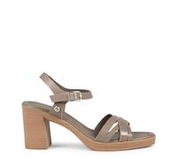 miMaO AROA - Sandalias tacón Alto Taupe, EU 39