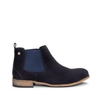 miMaO Botines bajos con elásticos laterales en piel Azul, EU 37