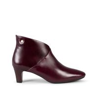 miMaO Botines de elegantes de tacón bajo en piel BURDEOS, EU 37