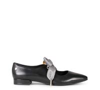 miMaO Catalina - Merceditas Elegantes con Lazo Color Negro, EU 38