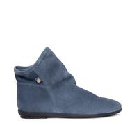 miMaO CHESS - Botines de piel con caña fruncida AZUL, EU 37