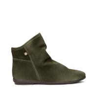 miMaO CHESS - Botines de piel con caña fruncida KAQUI, EU 37