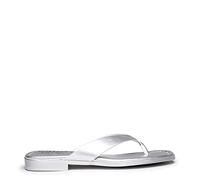 miMaO FLIP FLOP Sandalias de dedo planas PLATA, EU 37