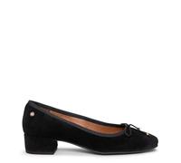 miMaO Nina - Bailarina de tacón bajo en Piel de Serraje Negro, EU 35