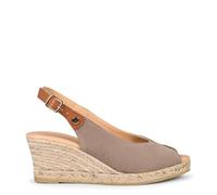 miMaO Petra - Cuñas de Esparto con Plataforma Taupe, EU 37