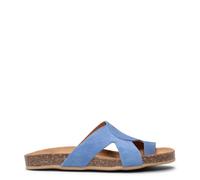 miMaO Sandalia BIO en piel AZUL, EU 41