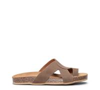 miMaO Sandalia BIO en piel TAUPE, EU 41