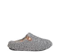 miMaO Zapatillas de estar en casa calentitas de borreguito GRIS, EU 40