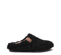 miMaO Zapatillas de estar en casa calentitas de borreguito NEGRO, EU 36