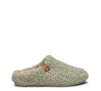 miMaO Zapatillas de estar en casa calentitas de borreguito VERDE, EU 41