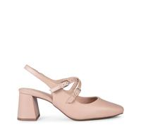 miMaO Zapatos DE Mujer Destalonados TACÓN Bloque Color Rosa Maquillaje EU 39