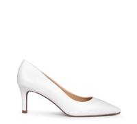 miMaO Zapatos de Novia Blanco nácar de Piel tacón Fino EU 36