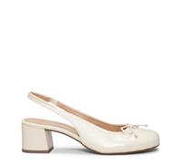 miMaO Zapatos de Piel Horma Ancha Destalonados Beige, EU 40
