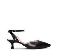 miMaO Zapatos Elegantes Destalonados con Pulsera al Tobillo Negro, EU 41