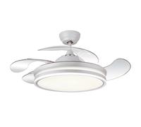 MIMAX LIGHTING VENTILADOR DE TECHO CON LUZ ALTA GAMA CALIMA S. 90 CM / 40 CM MEJOR VENTILADOR . SUPER SILENCIOSO, MOTOR DC, ASPAS RETRACTILES, LUZ LED REGULABLES DE 2700K A 6500K (CALIDA, DÍA, FRÍA)