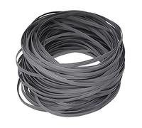 Mimbre de plástico de ratán de PE Plano para Silla reclinable Mesa de café de ratán de reparación de Muebles, Color Gris