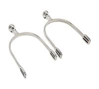 Mimdixy 2 Piezas espuelas Caballo para Mujer, espuelas Bola Rodillo para Montar a Caballo Acero Inoxidable Occidental, espuelas Rueda Redonda para Botas ecuestres Amantes la equitación