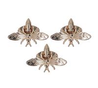 Mimdixy 3Pcs Bee Shape Turn Lock Clasp,Alloy Purse Lock Handbags Buckles Metal Hardware for DIY Leathercraft Shoulder Bag Handbag Purse Making