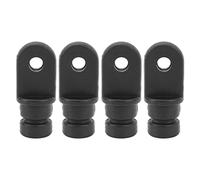 Mimdixy 4 Piezas de Accesorios Superiores Bimini, Tapa de Ojo Nailon, herrajes para toldo, Diapositivas mandíbula Negras, bisagras Cubierta, Ojo Almohadilla para Accesorios Barco Ajuste (5/8)