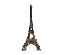 Mimdixy Estatua de la Torre Eiffel, aleación de Zinc, Modelo de la Torre Eiffel, Modelo de Arquitectura Artesanal, decoración del hogar de Escritorio para Recuerdos, decoración de (25cm)