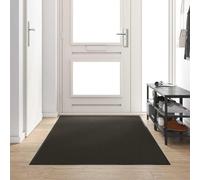 Mimdixy Felpudo para interior lavable a máquina, felpudo otro negro, 120 x 300 cm, polipropileno y vinilo, felpudo para perro, entrada, puerta y pasillo