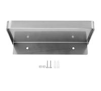 Mimdixy Floating Wall Shelves Bathroom Phone Holder Wall Mounted Thick Phone Storage Shelf for Bathroom, Livingroom and Toilet Accessory 185x90mm (Cepillado)