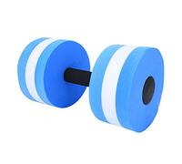 Mimdixy Mancuerna Flotante de Espuma, Equipo de Fitness con Mancuernas flotantes Agua redondez EVA para Deportes acuáticos y Deportes Interior (Blue and White)