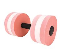 Mimdixy Mancuerna Flotante de Espuma, Equipo de Fitness con Mancuernas flotantes Agua redondez EVA para Deportes acuáticos y Deportes Interior (Pink and White)