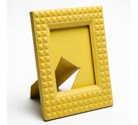 Mimdixy Marcos de fotos a granel, MI NI marco de fotos, soporte para tarjetas fotográficas (Amarilla)