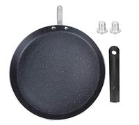 Mimdixy Non Stick Granite Fry Egg Pan with Handle Chef's Pan Omelette Pans Nonstick Fry Pans for Breakfirst and Lunch Eggs (Tamaño grande (10 pulgadas))