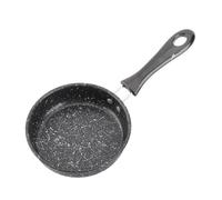 Mimdixy Sartén antiadherente, sartén para tortilla de piedra Maifan antiadherente multifuncional para carne doméstica fácil de limpiar con mango para cocina de inducción (12cm)